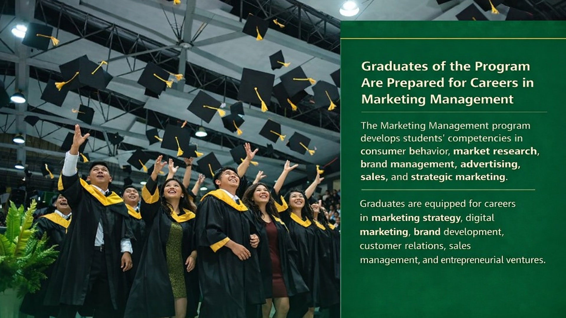 BSBA, major in Marketing Management