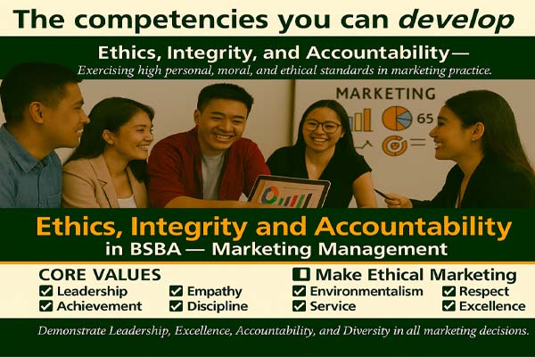 BSBA, major in Marketing Management