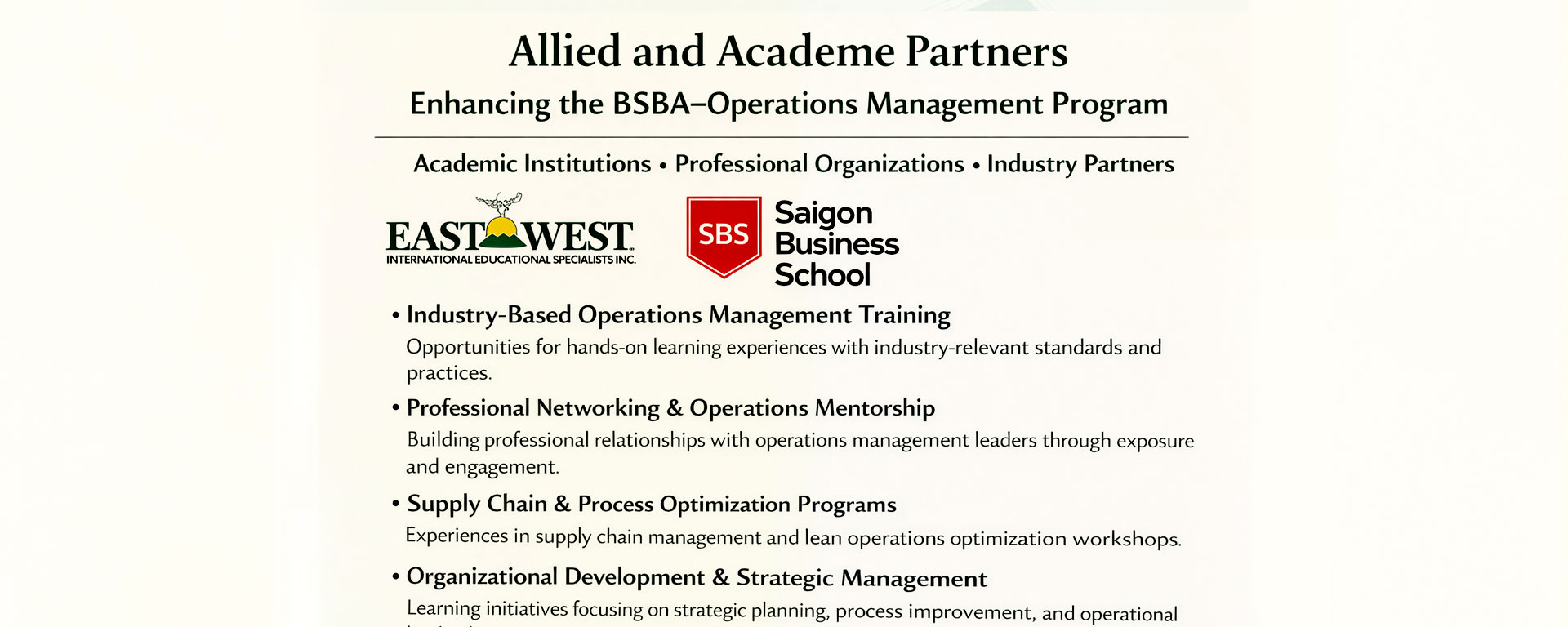 BSBA, major in Marketing Management