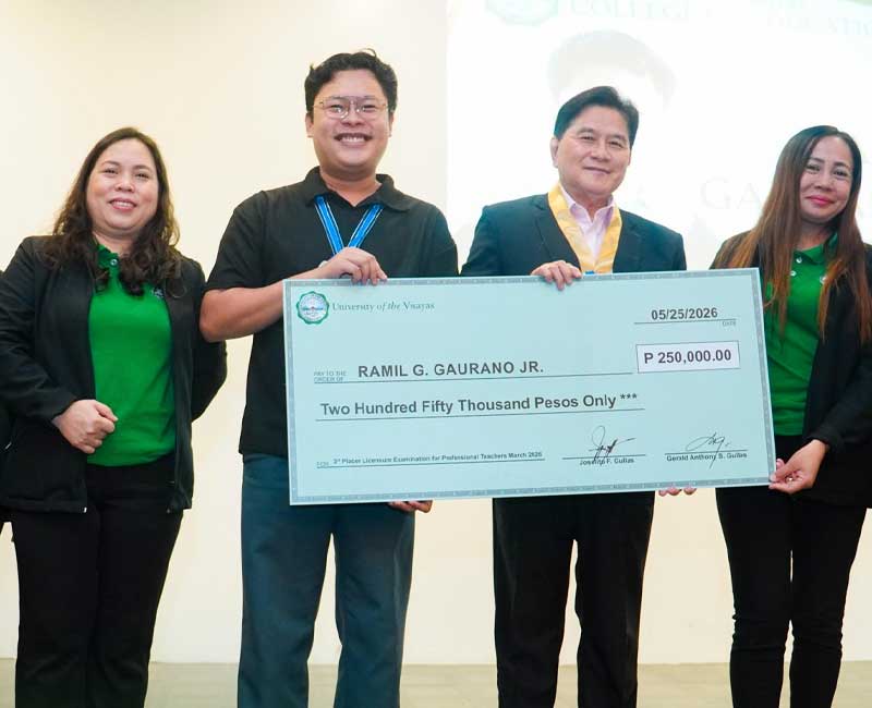 UV Pays Tribute to March 2026 LEPT Passers